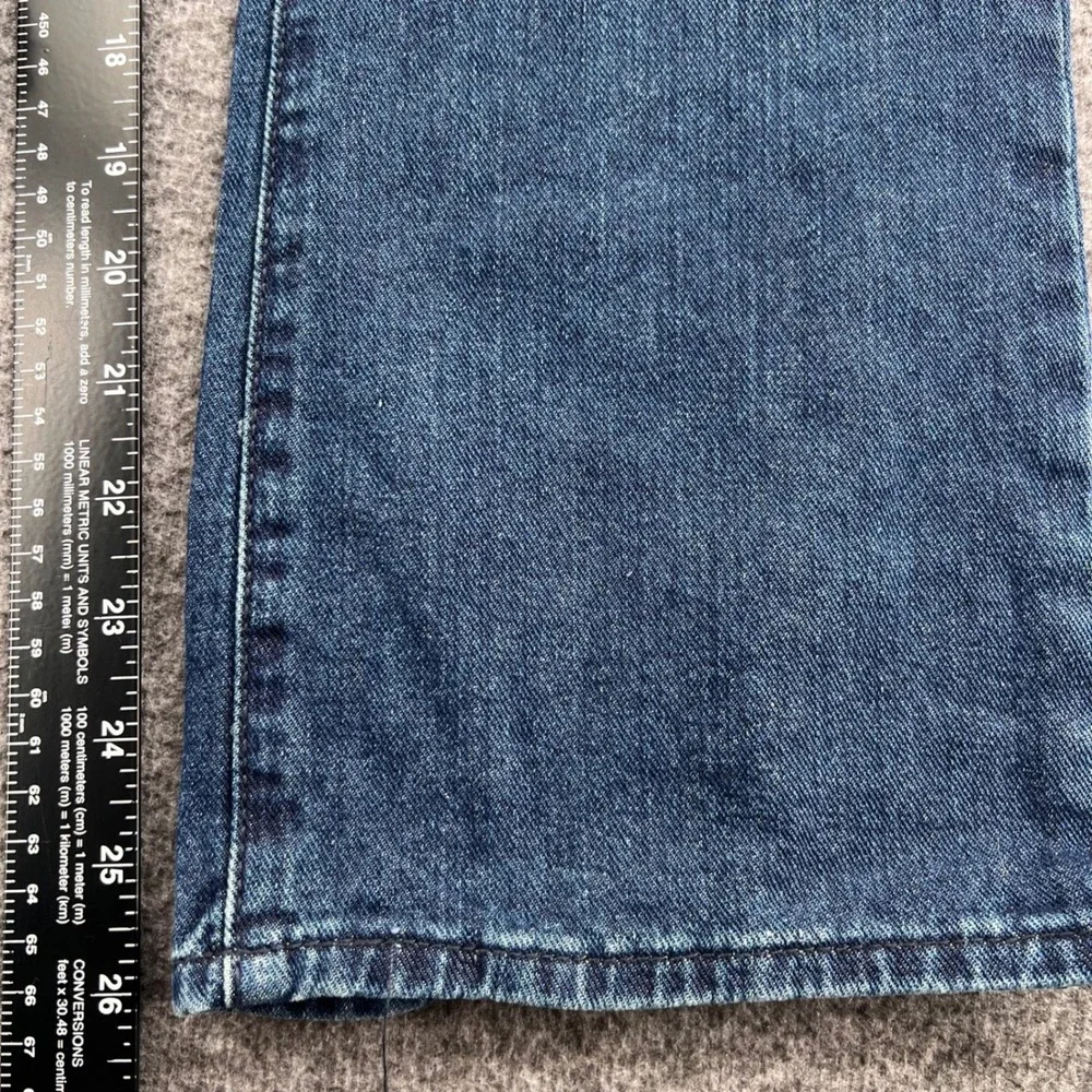 The Childrens Place Boys Blue Bootcut Jeans Medium Wash Size 12 Semi-Evase Denim